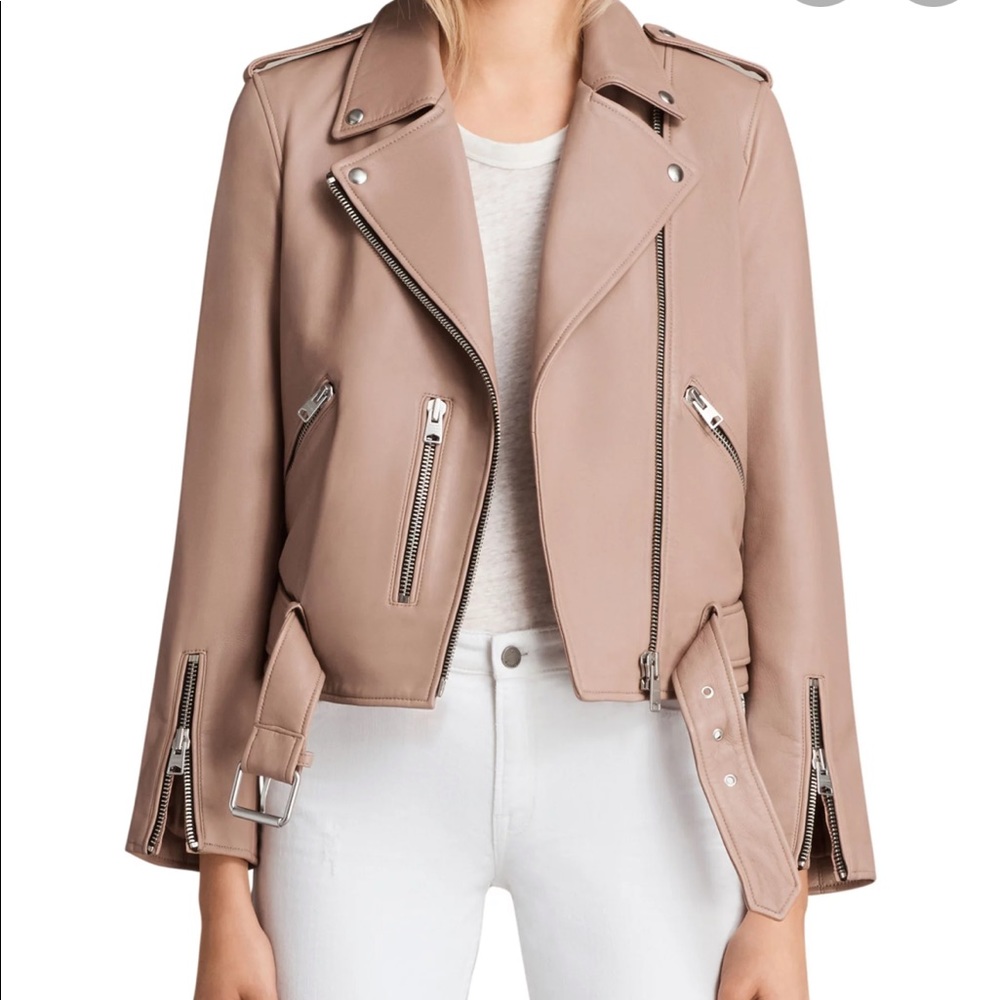 Allsaints Biker Leather Jacket